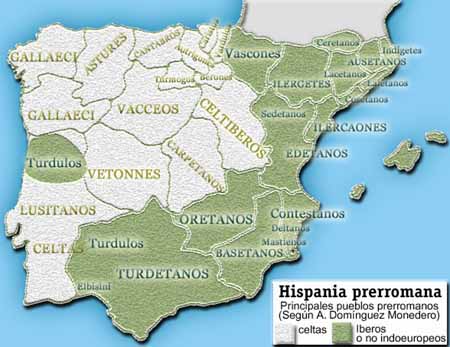 Mapa de Hispania