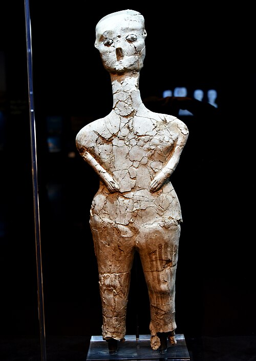 Estatua humana de Ain Ghazal (Museo de Jordania, Amán)