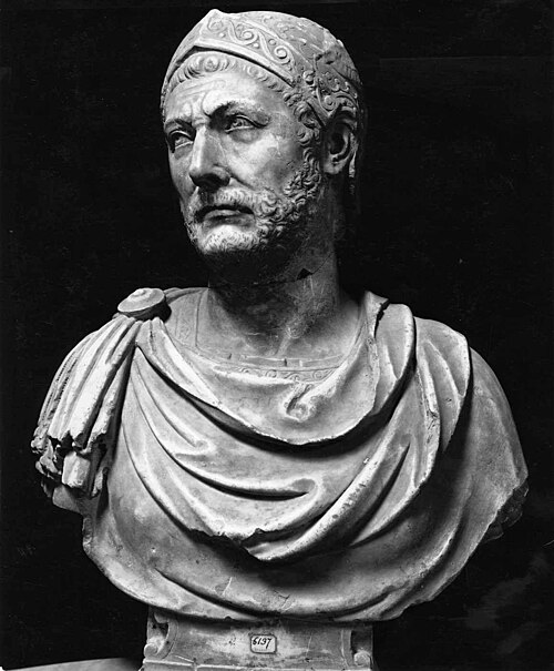 Busto de Aníbal Barca (Museo Arqueológico Nacional de Nápoles)