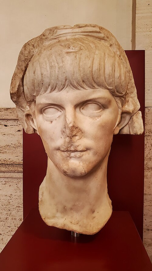Busto del emperador Nerón (Museo Nazionale Romano)