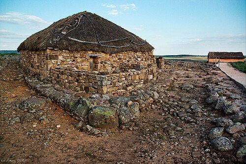 Ruinas del yacimiento arqueológico de Numancia (Soria)