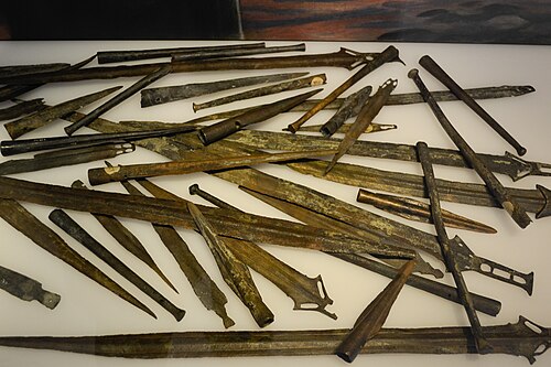 Depósito de armas de la Ría de Huelva (Museo Arqueológico Nacional)