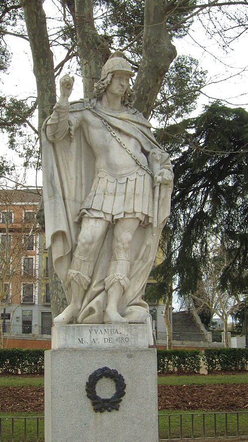 Estatua del rey visigodo Wamba (Palacio Real de Madrid)